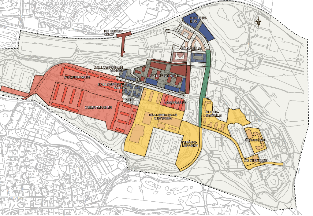 Sundbyberg Stad, Hallonbergen och ÖR